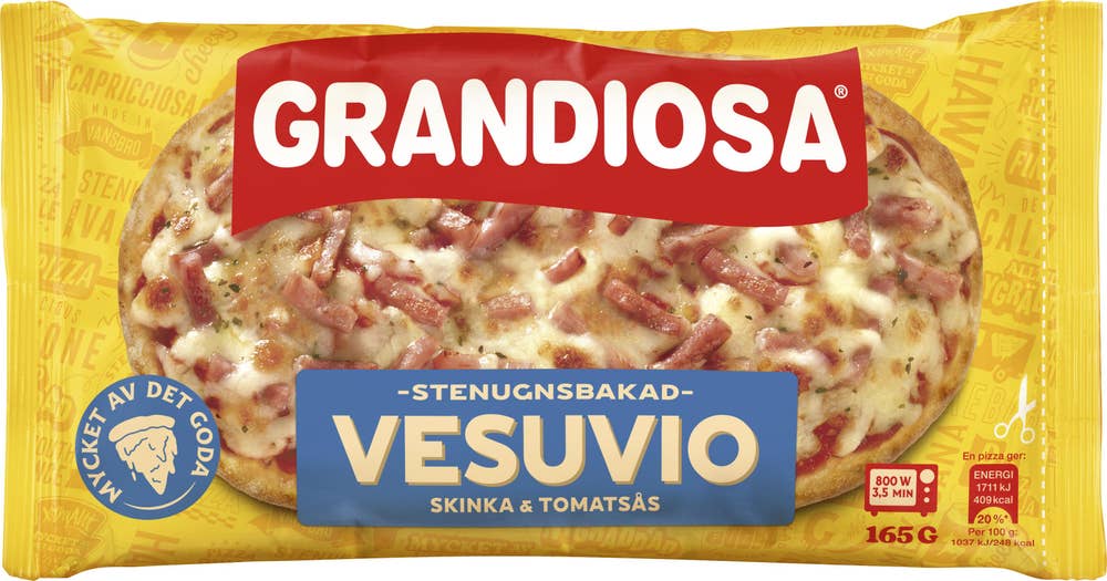 Grandiosa Pizza Vesuvio X-Tra Allt Fryst