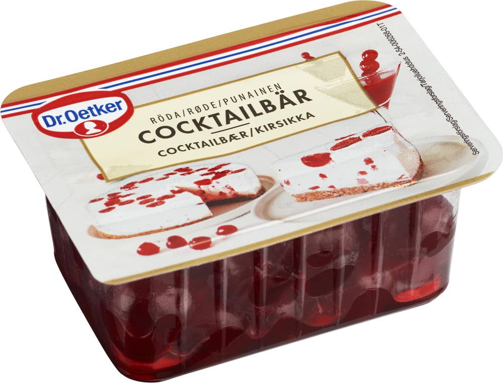 Dr. Oetker Röda Cocktailbär Dr.Oetker