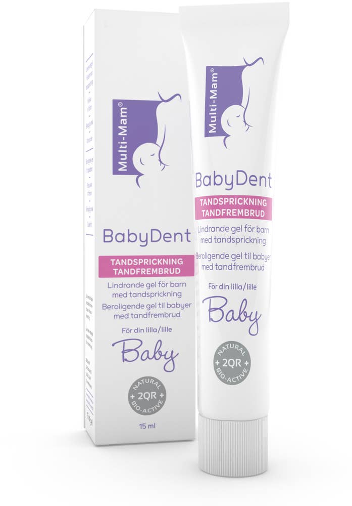 Multi-Mam BabyDent, Gel vid tandsprickning,