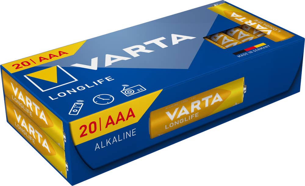 Varta Batteri Longlife AAA Cube