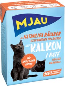 Mjau Kattmat Kalkon i Paté