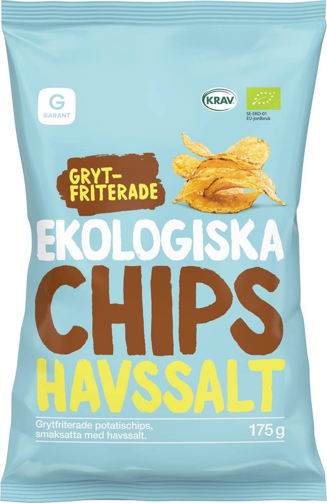 Garant ekologiska Chips Salt