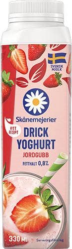 Skånemejerier Drickyoghurt Jordgubb 0,8%