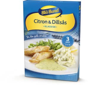 Blå Band Citron & Dillsås 3-p
