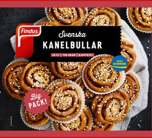 Findus Svenska Kanelbullar Frysta 20-p