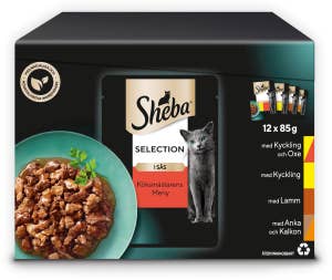 Sheba Kattmat Selection Kött & Fågel i Sås 12x85g