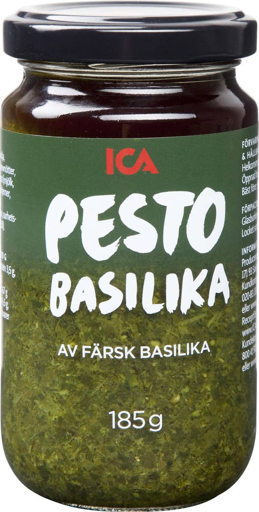 Ej sorterad Pesto Basilika Ica Italia