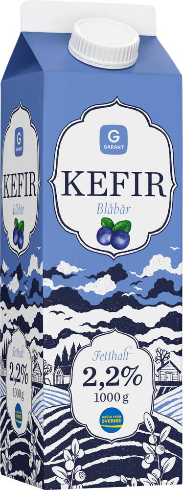 Garant Kefir Blåbär 2,2%