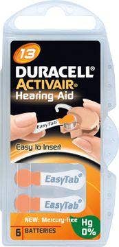 Duracell Batteri Activair 13, Hörapparatsbatteri