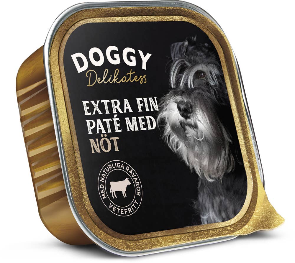 Doggy Delikatess Paté med Nöt