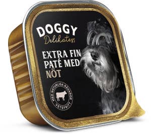 Doggy Delikatess Paté med Nöt