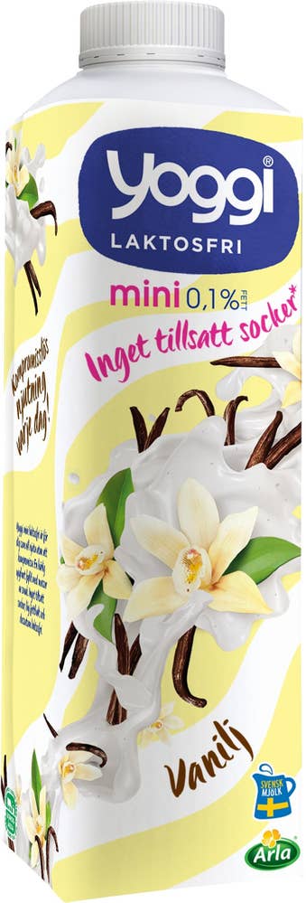 Yoggi® Yoghurt Mini Laktosfri 0,1% Vanilj