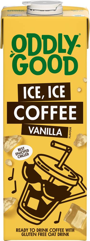 Oddlygood® Iskaffe Vanilj Glutenfri Havredryck