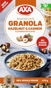 AXA Granola Hasselnötter & Cashewnötter