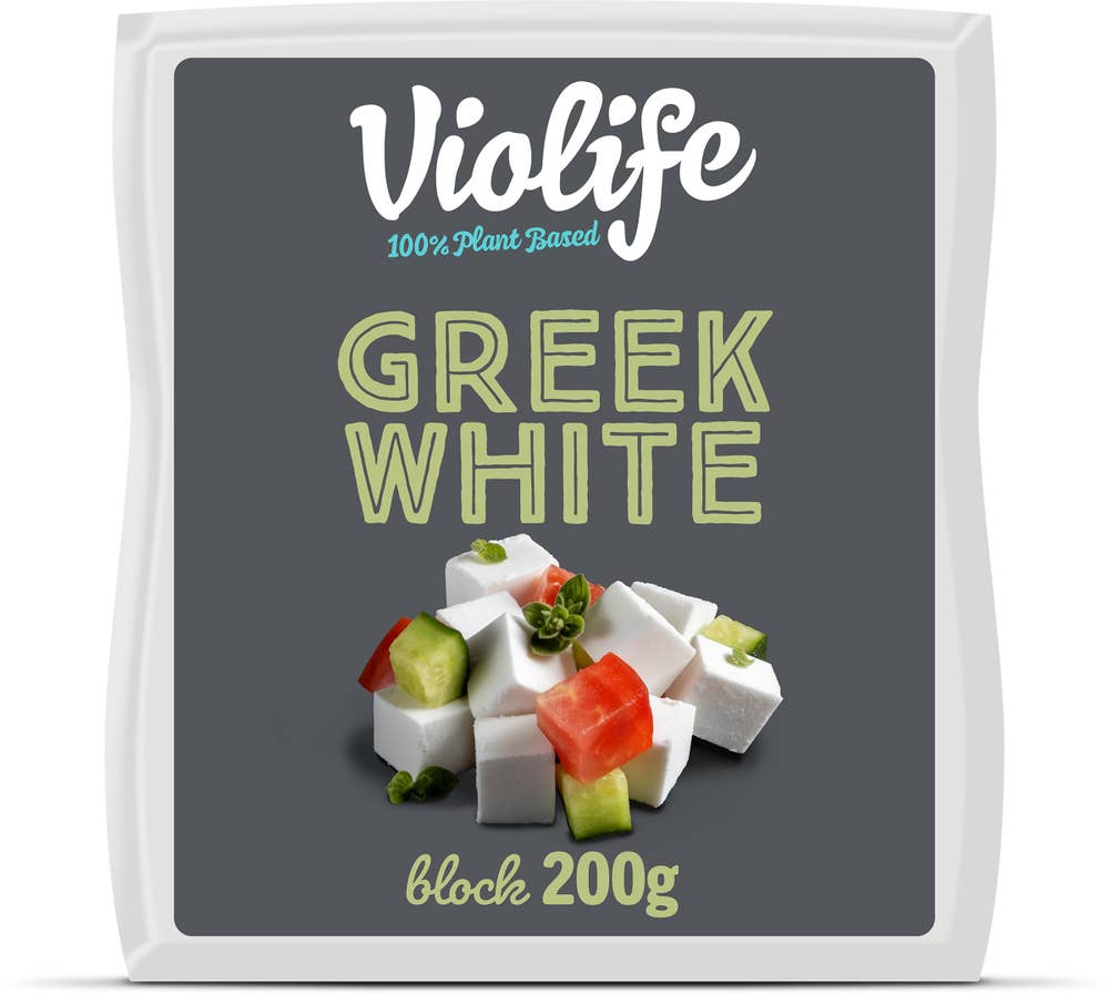 Greek White Block Vegansk