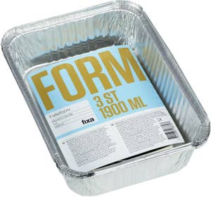 Fixa Aluminiumform med Lock 2000ml
