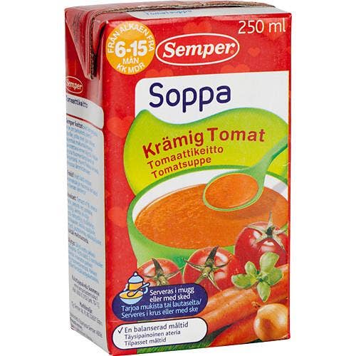Semper Soppa Tomat 6-15 Mån