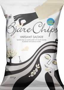 Bjäre Chips Chips Varsamt Saltade
