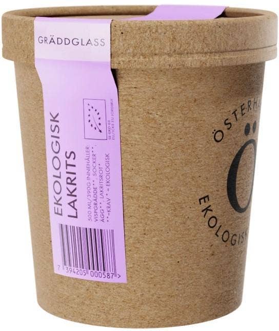 Österhagen Glass Gräddglass Lakrits EKO