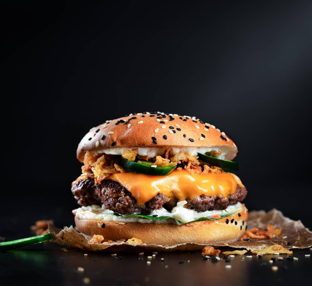 Korvbrödsbagarn Hamburgerbröd Double Sesam 4-p