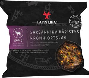 Lapin Liha Kronhjortskav Fryst