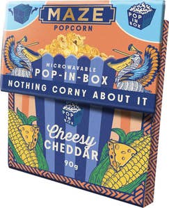 MAZE Popcorn Pop-in-Box Cheesy Cheddar