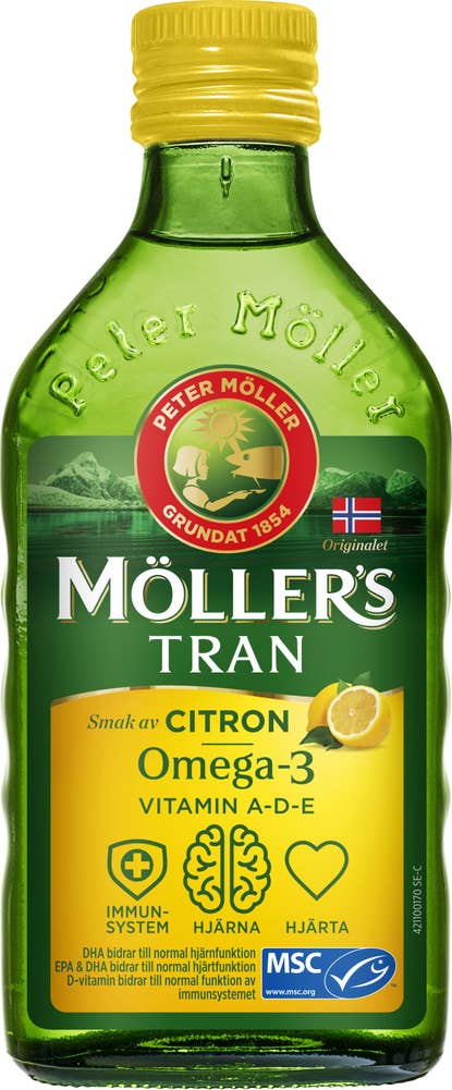 Möllers Tran Omega-3 Citron