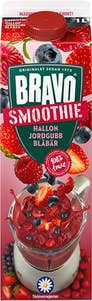 Bravo Smoothie Jordgubb, Hallon & Blåbär