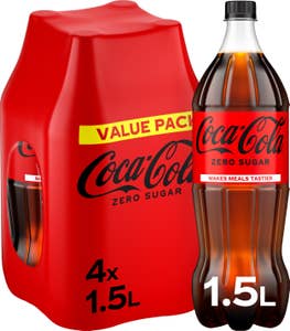 Coca-Cola Zero Sugar 4x1,5L