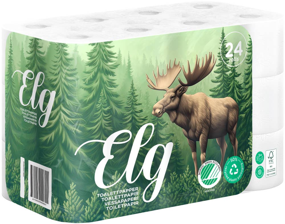 Elg Toalettpapper Nyfiber