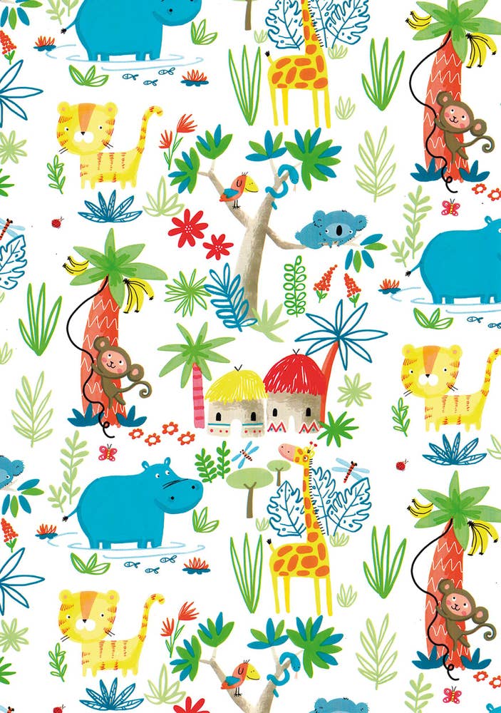 Presentpapper Djur 500x50cm