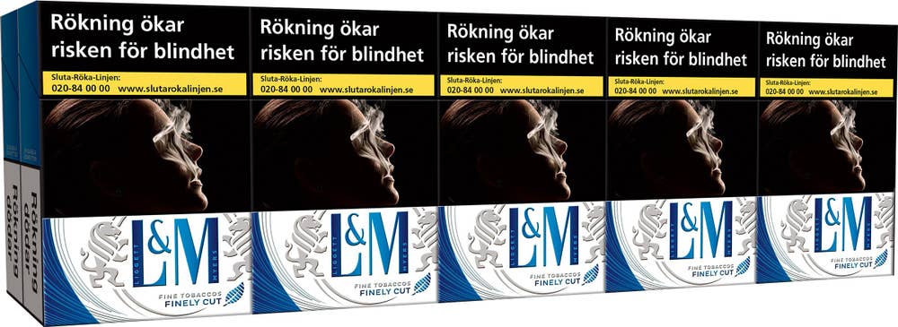 L&M Cigaretter Limpa 10-p Blue Label