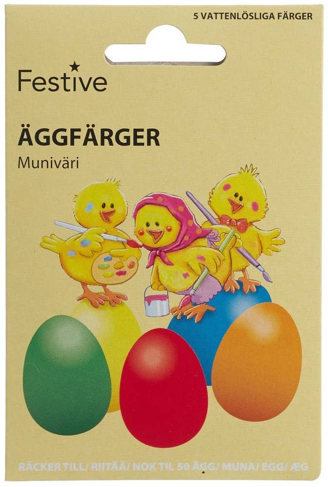 Hedlundgruppen Äggfärg 5 Färger