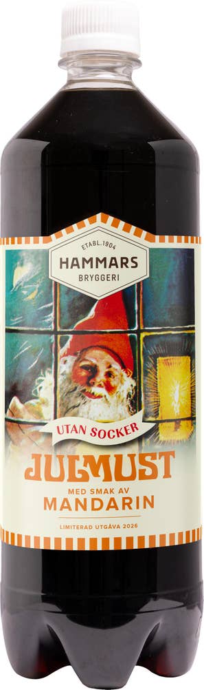 Hammars Bryggeri Julmust Mandarin Limited Edition Sockerfri