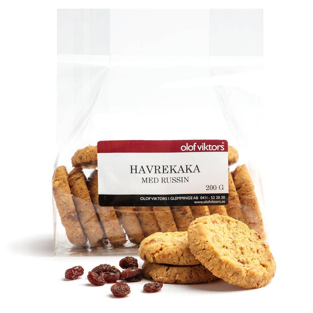 Havrekaka med Russin
