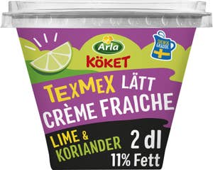 Arla Köket® Lätt Crème Fraiche Lime & Koriander 11%