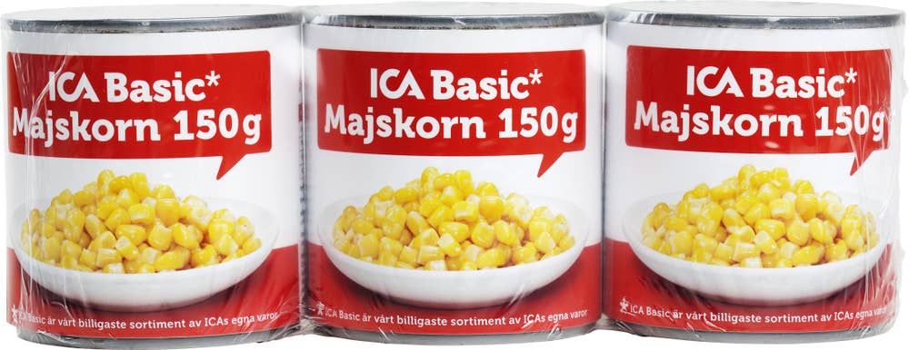 ICA Basic Majskorn 3X Ica Basic