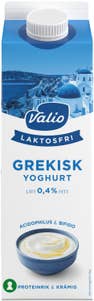 Valio Grekisk Yoghurt Naturell 0,4% Laktosfri