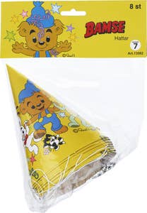 Party Pack Pappershattar Bamse