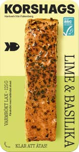 Korshags Varmrökt Lax Lime & Basilika ASC