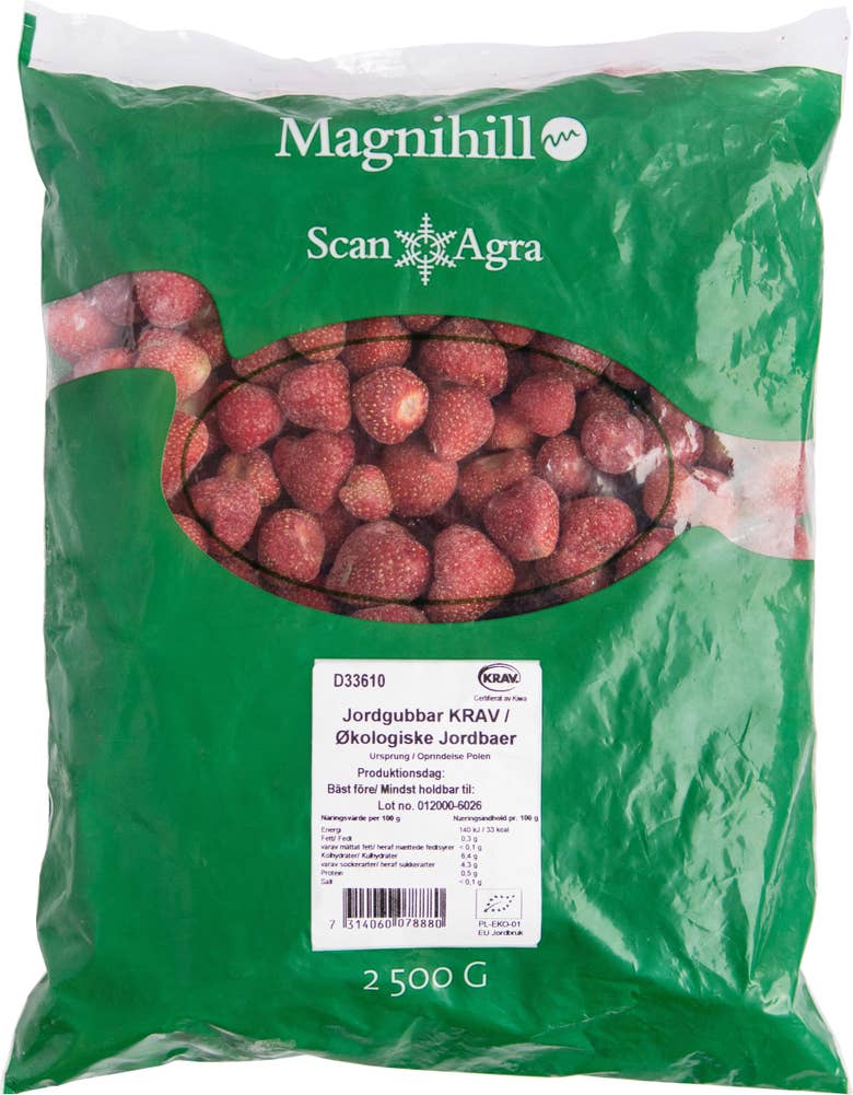 Magnihill Jordgubbar Fryst EKO/KRAV