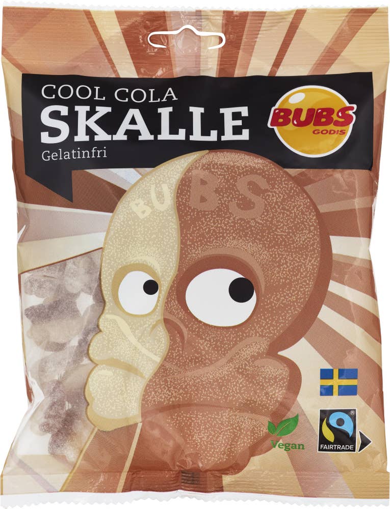 Bubs Godis Cool Cola Skalle 190g Bubs Godis