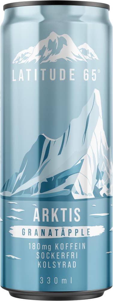 Latitude 65 AB Energidryck Arktis Granatäpple Sockerfri