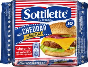 Sottilette Hamburgerost Cheddar