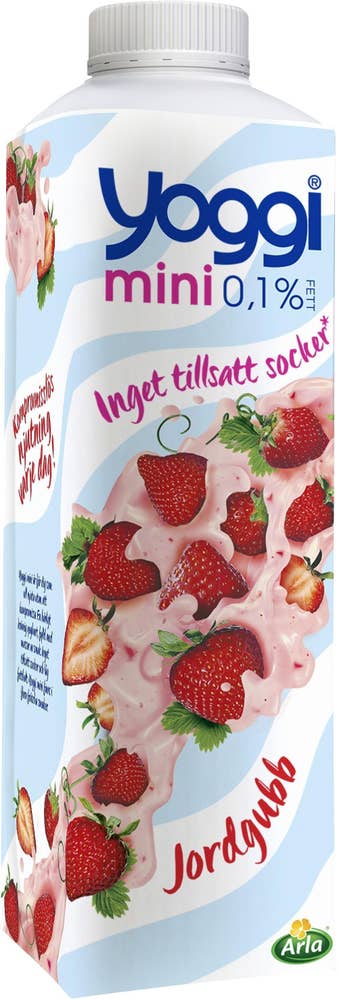 Yoggi® Yoghurt Mini 0,1% Jordgubb