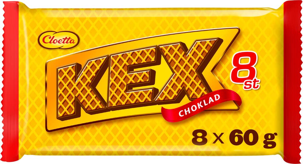 Cloetta Kexchoklad 8x60g