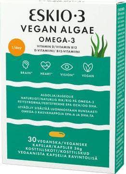 Eskio-3 Vegan Algae Omega-3, Kapslar, 30 st