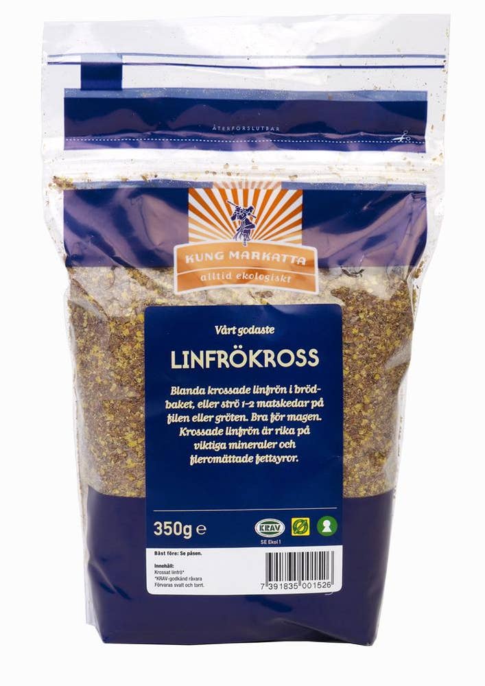Ej sorterad Linfrökross Ekologisk Kung Markatta