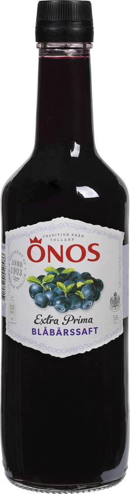 Ej sorterad Saft Blåbär 0,58L Önos