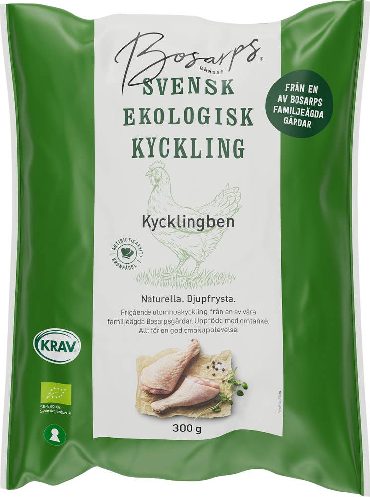 Kronfågel Bosarp Kycklingben Fryst EKO/KRAV